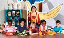 Barbara Storper, MS, RD, with kids