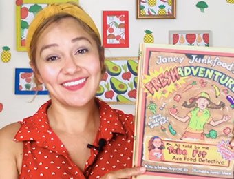Janey Junkfood's Fresh Adventure! Video Story Book