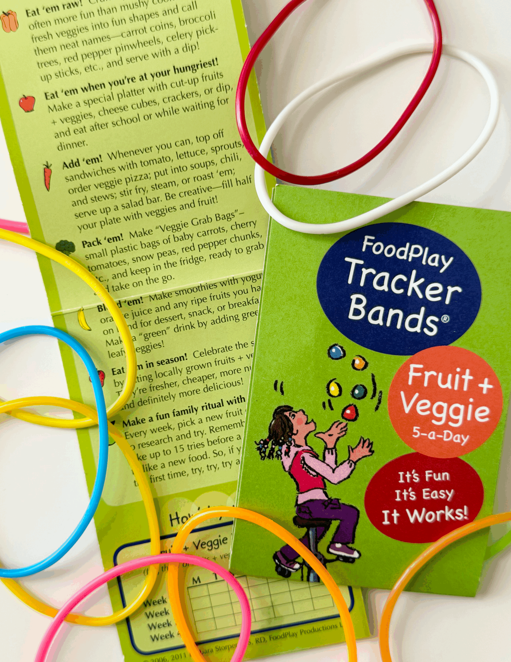 Fruit + Veggie 5-a-Day! Tracker Bands ® - Image 2